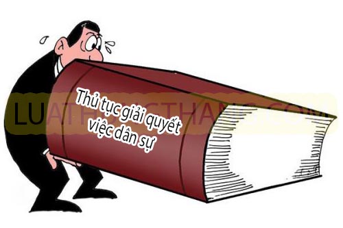 Thủ tục giải quyết việc dân sự